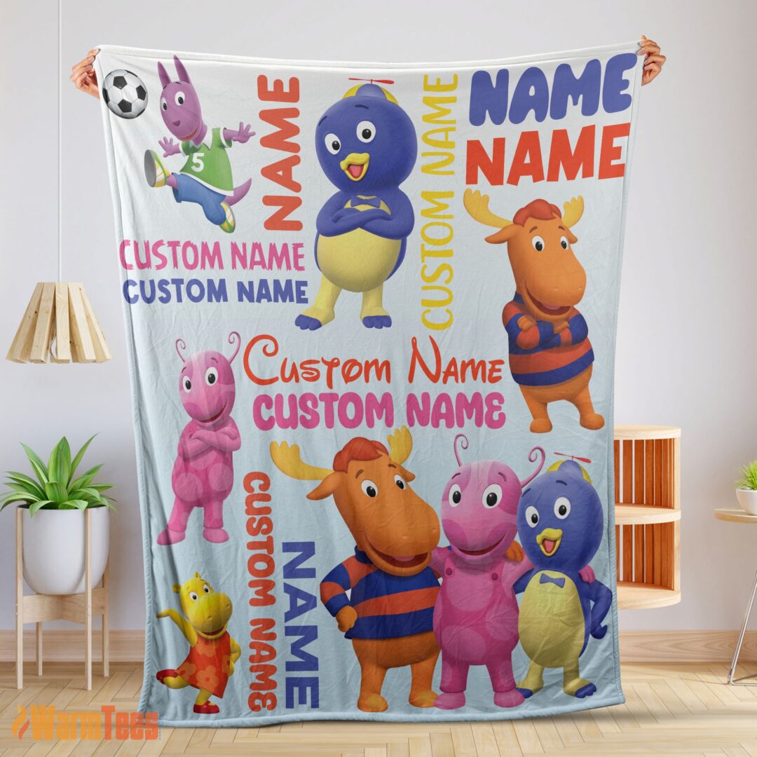 happy-cute-backyardigans-characters-blanket-fleece-customized-blanket-mk-01-1 Happy Cute Backyardigans Characters Blanket Fleece Customized Blanket