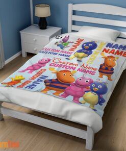 Happy Cute Backyardigans Characters Blanket Fleece Customized Blanket - Image 3