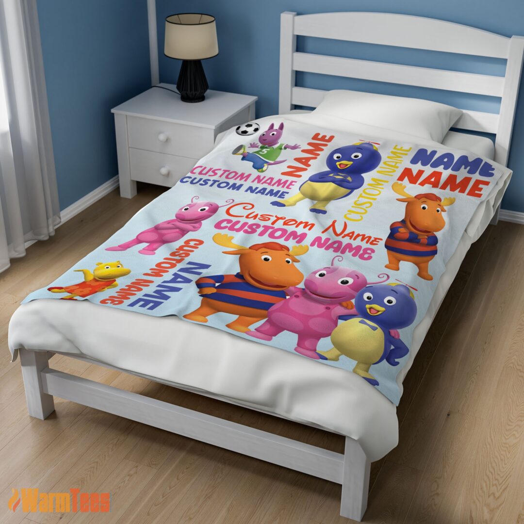 happy-cute-backyardigans-characters-blanket-fleece-customized-blanket-mk-02 Happy Cute Backyardigans Characters Blanket Fleece Customized Blanket - Image 3