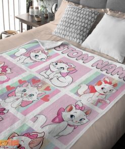Happy Cute Disney Cartoon The Aristocats Marie Blanket Fleece Customized Blanket - Image 2