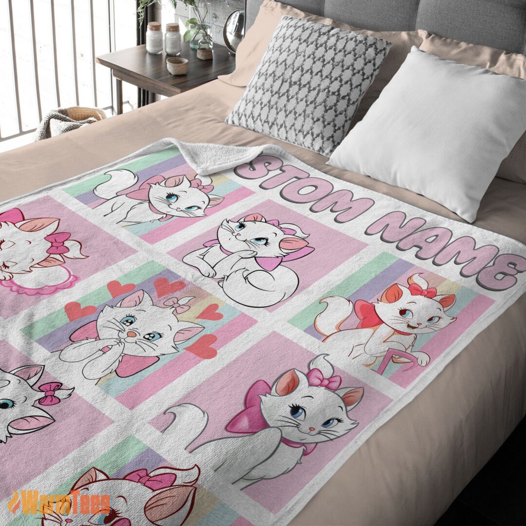 happy-cute-disney-cartoon-the-aristocats-marie-blanket-fleece-customized-blanket-mk-03 Happy Cute Disney Cartoon The Aristocats Marie Blanket Fleece Customized Blanket - Image 2