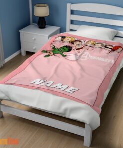 Happy Cute Marvel Avengers Assemble Avengers Chibi Character Sleeping Blanket Fleece Customized Blanket - Image 3