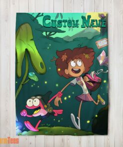 Happy Disney Amphibia Adventure Blanket Fleece Customized Blanket