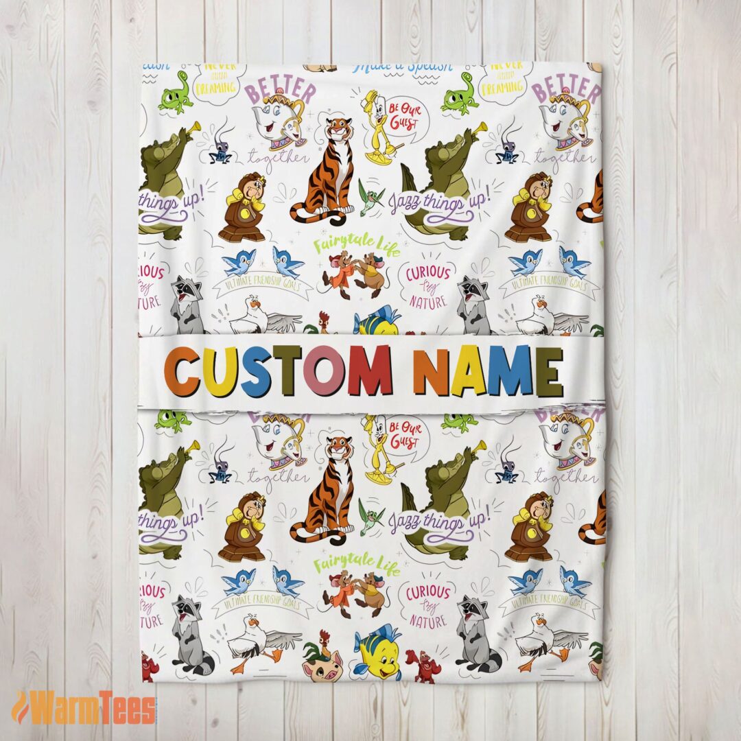 happy-disney-animal-characters-collage-blanket-fleece-customized-blanket-mk-02-1 Happy Disney Animal Characters Collage Blanket Fleece Customized Blanket