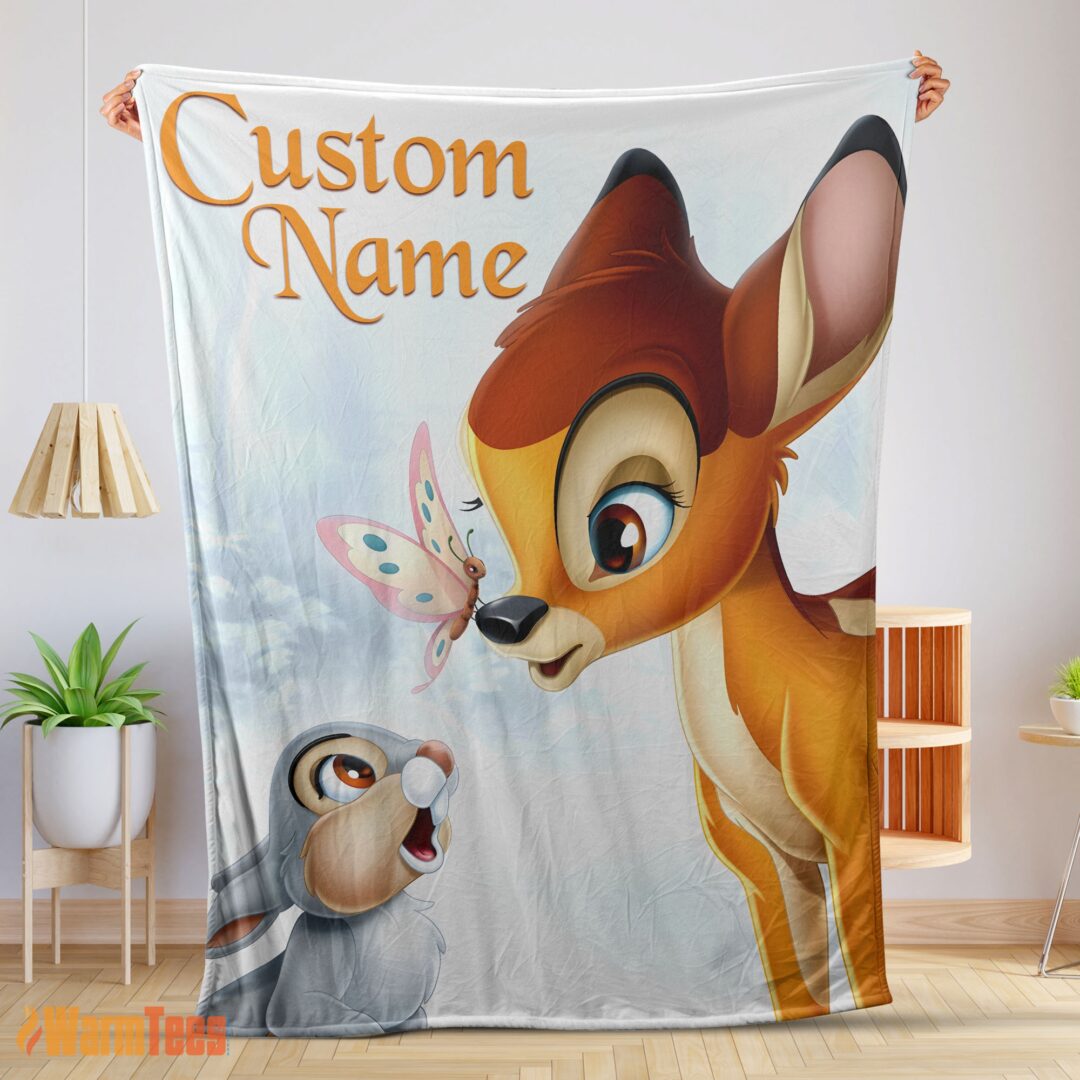happy-disney-bambi-and-thumper-blanket-fleece-customized-blanket-mk-01 Happy Disney Bambi And Thumper Blanket Fleece Customized Blanket
