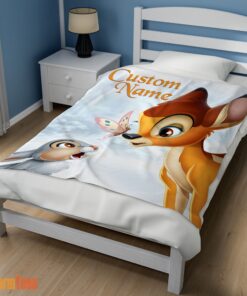 Happy Disney Bambi And Thumper Blanket Fleece Customized Blanket - Image 3