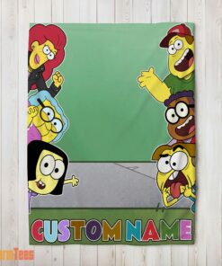 Happy Disney Big City Greens Peeking Family Blanket Fleece Customized Blanket