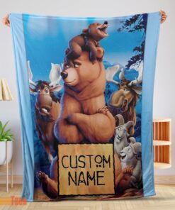 Happy Disney Brother Bear Poster Blanket Fleece Customized Blanket