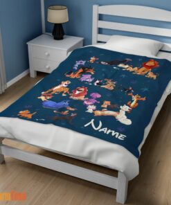 Happy Disney Cartoon All Cats Character Blanket Fleece Customized Blanket - Image 3