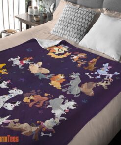 Happy Disney Cartoon All Disney Dog Blanket Fleece Customized Blanket - Image 2