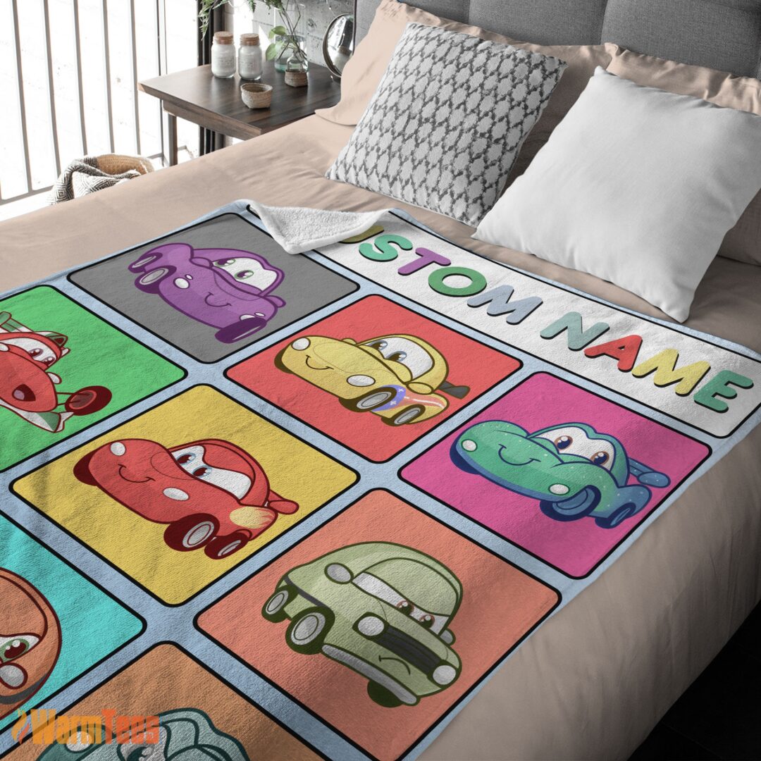 happy-disney-cartoon-cars-with-all-friends-blanket-fleece-customized-blanket-mk-03 Happy Disney Cartoon Cars With All Friends Blanket Fleece Customized Blanket - Image 2