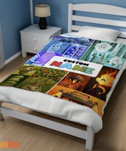 Happy Disney Cartoon Elemental Ember Wade Lutz Clod Blanket Fleece Customized Blanket - Image 3