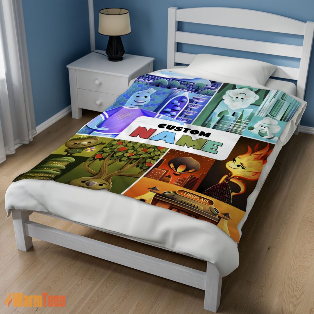 happy-disney-cartoon-elemental-ember-wade-lutz-clod-blanket-fleece-customized-blanket-mk-02 Happy Disney Cartoon Elemental Ember Wade Lutz Clod Blanket Fleece Customized Blanket - Image 3