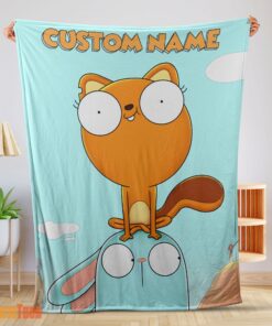 Happy Disney Cartoon Kiff Blanket Fleece Customized Blanket