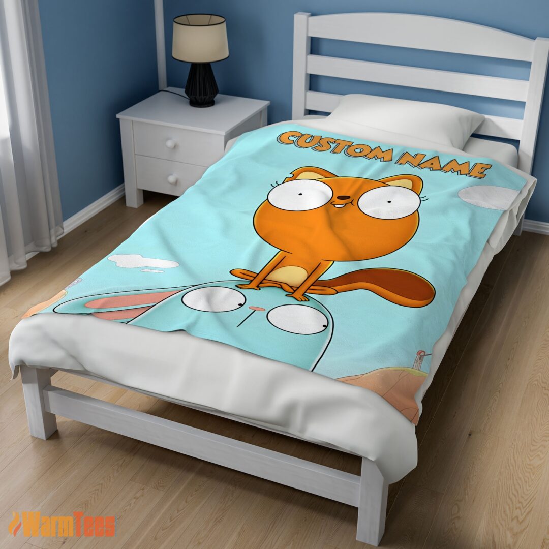 happy-disney-cartoon-kiff-blanket-fleece-customized-blanket-mk-02 Happy Disney Cartoon Kiff Blanket Fleece Customized Blanket - Image 3