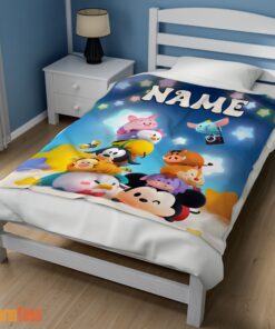 Happy Disney Cartoon Mickey and Friends Cute Blanket Fleece Customized Blanket - Image 3