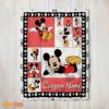 Happy Disney Cartoon Mickey Mouse Blanket Fleece Customized Blanket