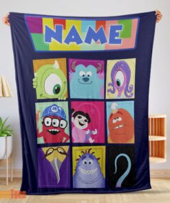 Happy Disney Cartoon Monsters Inc Movie Blanket – Customize Blanket