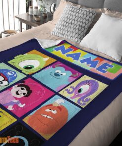 Happy Disney Cartoon Monsters Inc Movie Blanket – Customize Blanket - Image 2