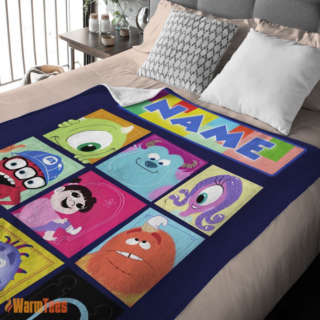 happy-disney-cartoon-monsters-inc-movie-blanket-e28093-customize-blanket-mk-03 Happy Disney Cartoon Monsters Inc Movie Blanket – Customize Blanket - Image 2