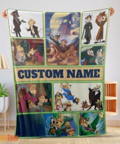 Happy Disney Cartoon Personalized Great Mouse Detective Blanket Fleece Customized Blanket