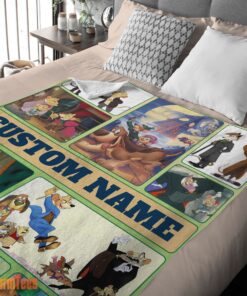 Happy Disney Cartoon Personalized Great Mouse Detective Blanket Fleece Customized Blanket - Image 2