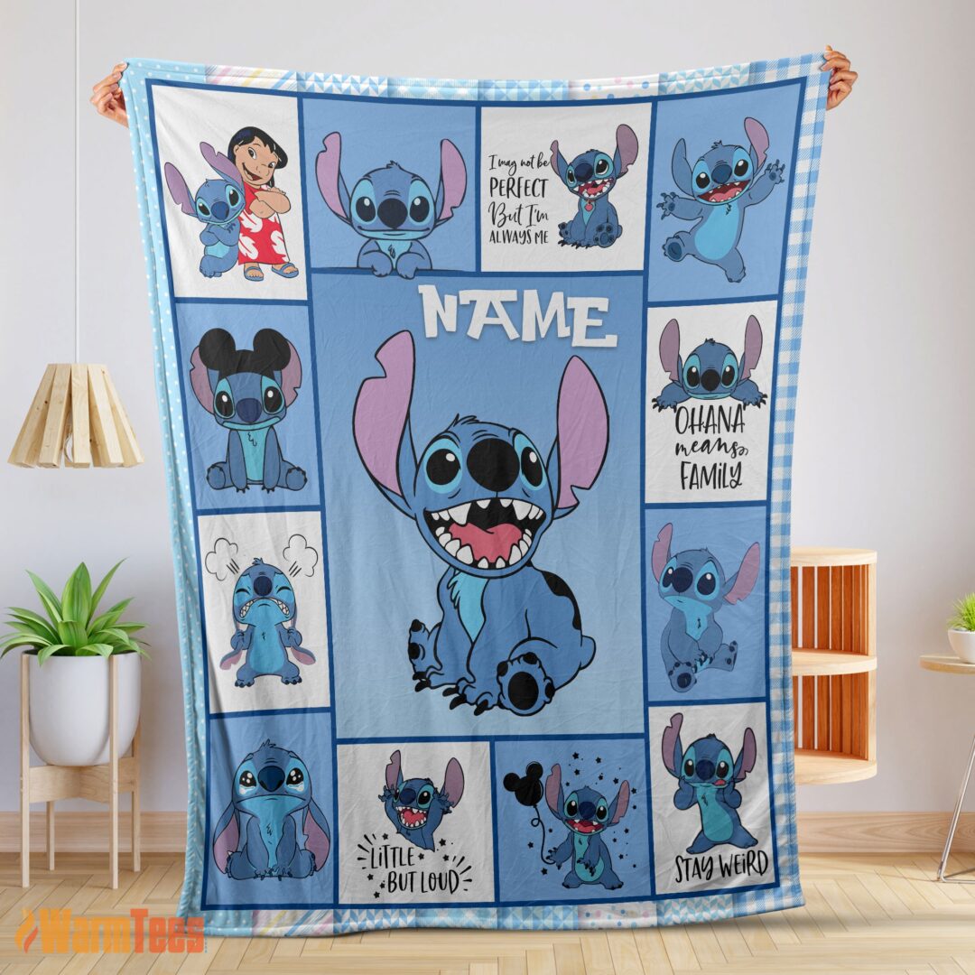 happy-disney-cartoon-stitch-with-friends-blanket-e28093-customize-blanket-mk-01 Happy Disney Cartoon Stitch With Friends Blanket – Customize Blanket