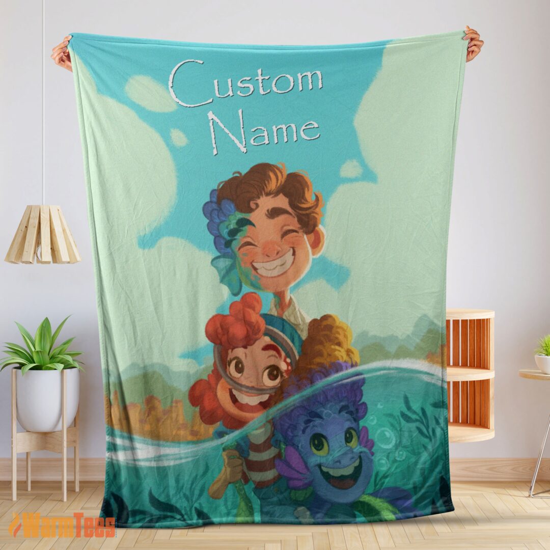 happy-disney-cartoon-summer-of-luca-with-friends-blanket-fleece-customized-blanket-mk-01 Happy Disney Cartoon Summer of Luca With Friends Blanket Fleece Customized Blanket