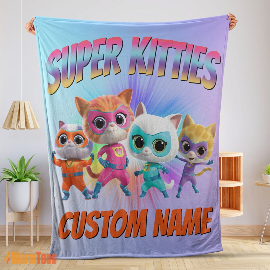 happy-disney-cartoon-superkitties-blanket-fleece-customized-blanket-mk-01-1 Happy Disney Cartoon SuperKitties Blanket Fleece Customized Blanket