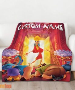 Happy Disney Cartoon The Emperor's New Groove Blanket Fleece Customized Blanket - Image 2