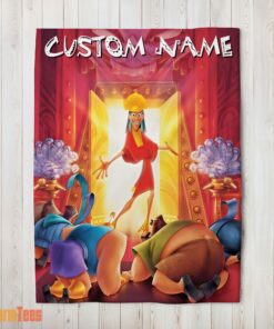 Happy Disney Cartoon The Emperor's New Groove Blanket Fleece Customized Blanket