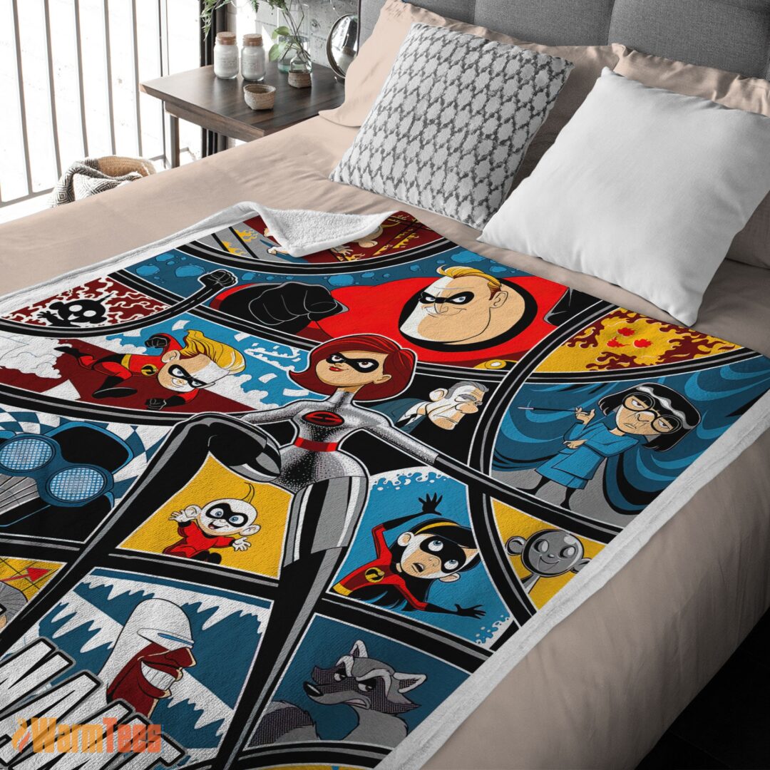 happy-disney-cartoon-the-incredibles-tapestry-blanket-fleece-customized-blanket-mk-03 Happy Disney Cartoon The Incredibles Tapestry Blanket Fleece Customized Blanket - Image 2