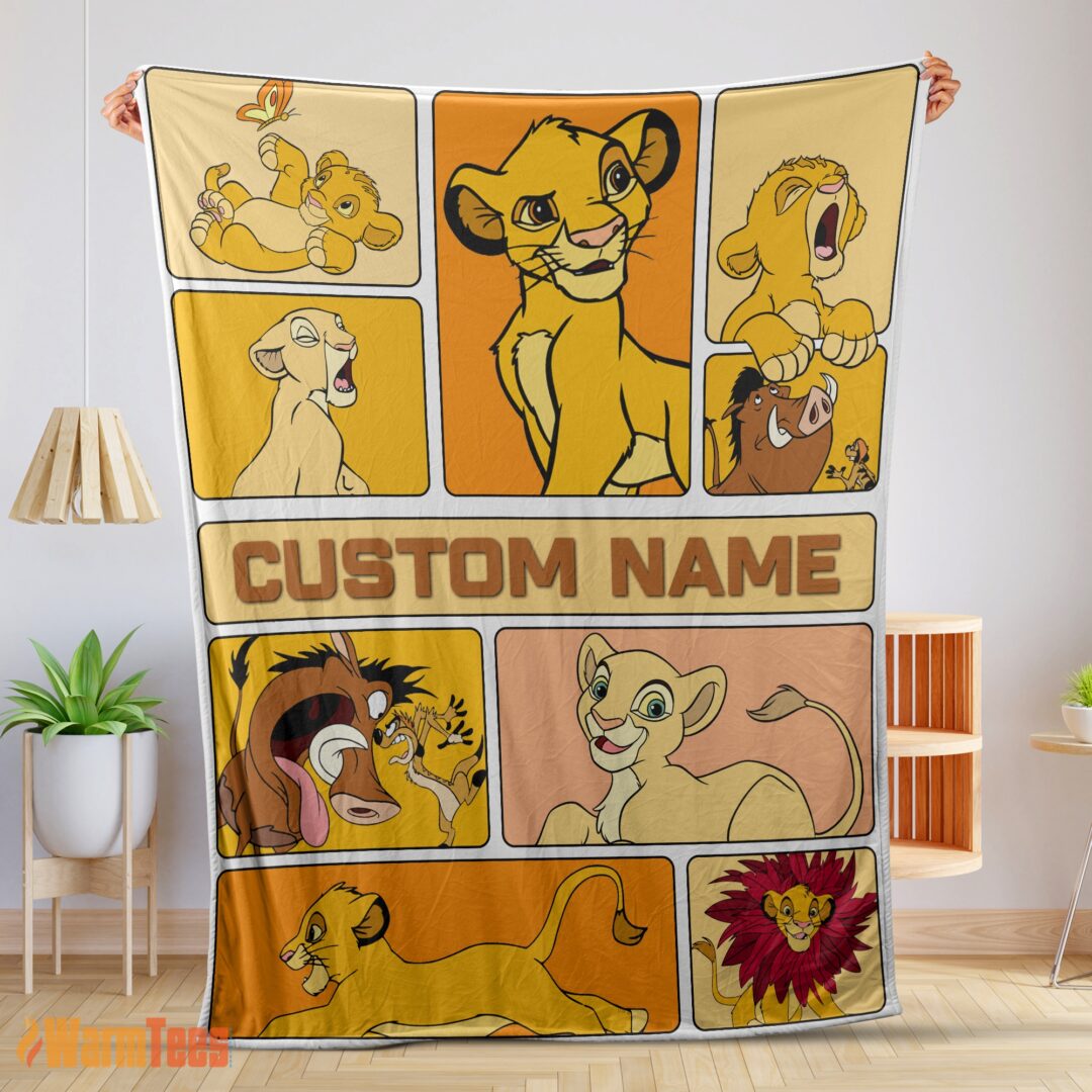 happy-disney-cartoon-the-lion-king-simba-with-friends-blanket-fleece-customized-blanket-mk-01-1 Happy Disney Cartoon The Lion King Simba With Friends Blanket Fleece Customized Blanket