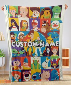 Happy Disney Cartoon Toy Story Velveteen Cute Blanket Fleece Customized Blanket