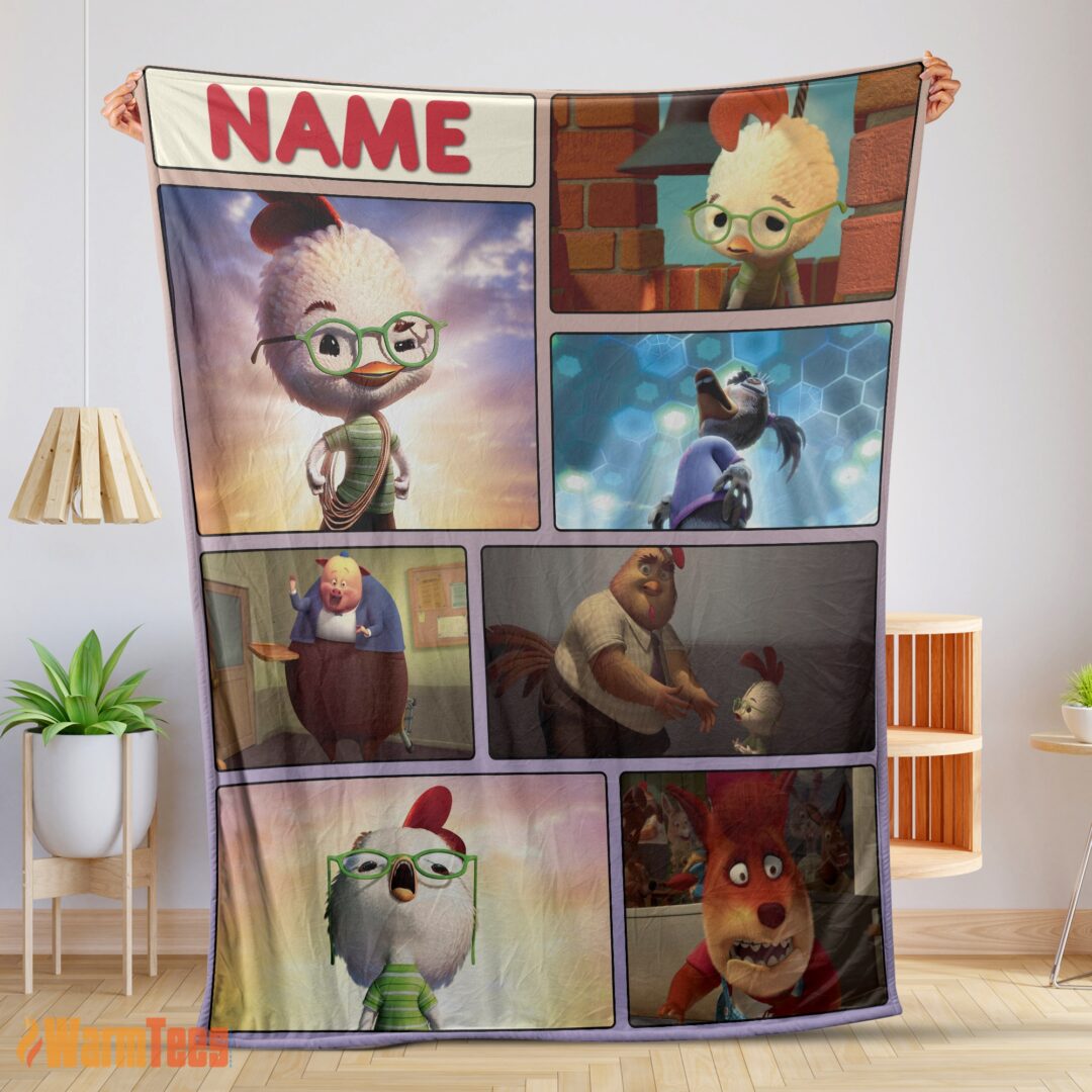 happy-disney-chicken-little-collage-poster-blanket-fleece-customized-blanket-mk-01-1 Happy Disney Chicken Little Collage Poster Blanket Fleece Customized Blanket