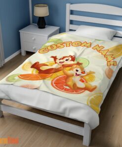 Happy Disney Chip 'n' Dale Chip and Dale Blanket Fleece Customized Blanket - Image 3