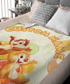 Happy Disney Chip 'n' Dale Chip and Dale Blanket Fleece Customized Blanket - Image 2