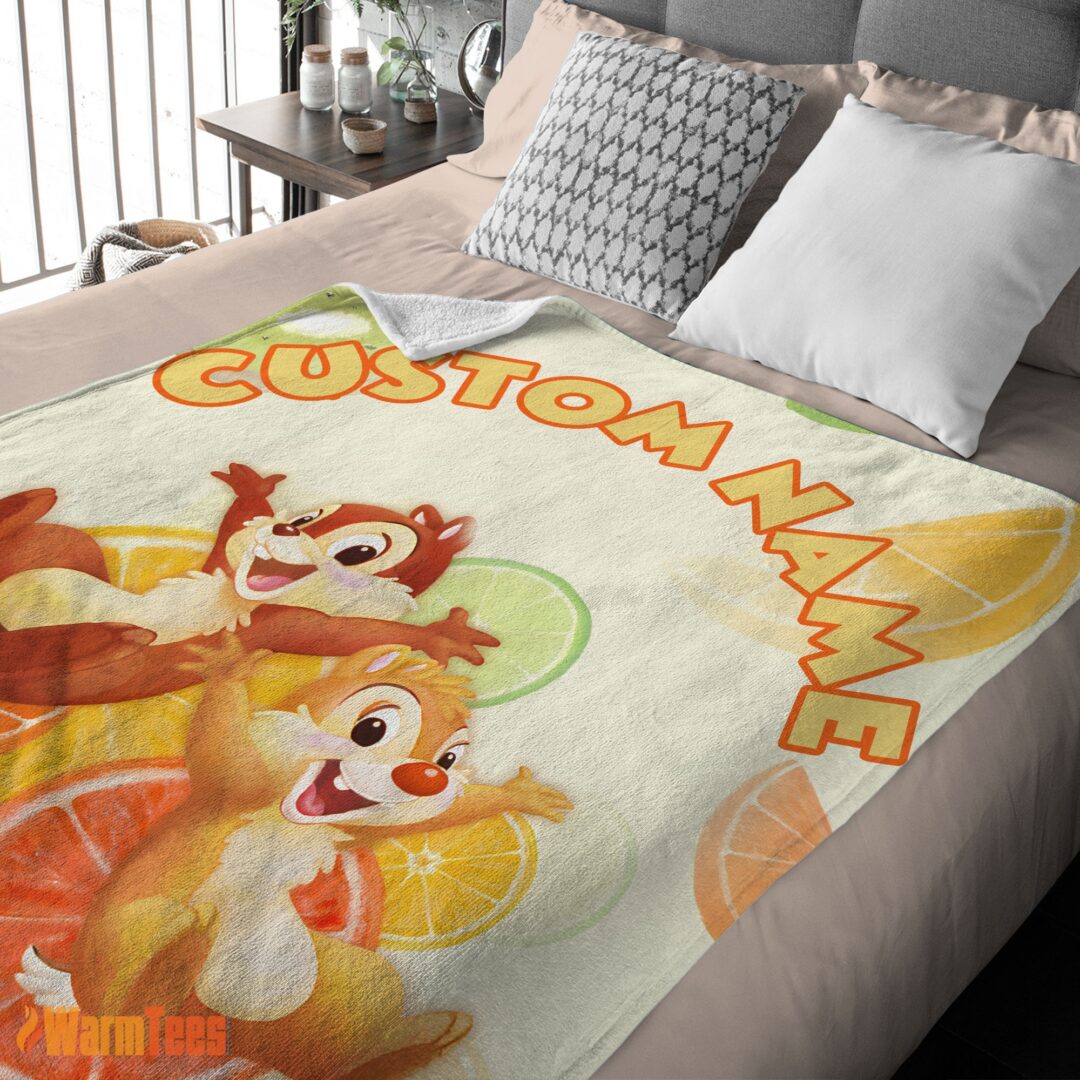 happy-disney-chip-n-dale-chip-and-dale-blanket-fleece-customized-blanket-mk-03 Happy Disney Chip 'n' Dale Chip and Dale Blanket Fleece Customized Blanket - Image 2
