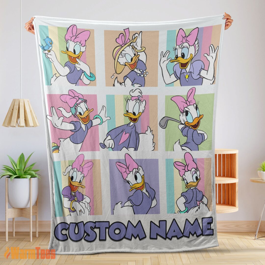 happy-disney-daisy-duck-and-friends-daisy-duck-moods-blanket-e28093-customize-blanket-mk-01-1 Happy Disney Daisy Duck And Friends Daisy Duck Moods Blanket – Customize Blanket