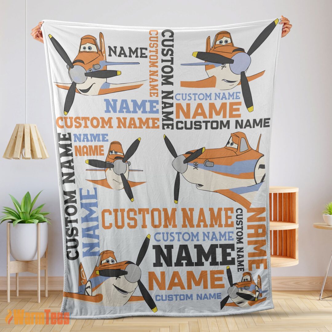 happy-disney-dusty-crophopper-blanket-fleece-customized-blanket-mk-01-1 Happy Disney Dusty Crophopper Blanket Fleece Customized Blanket