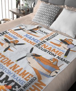 Happy Disney Dusty Crophopper Blanket Fleece Customized Blanket - Image 2