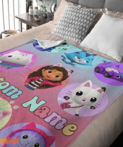 Happy Disney Gabby's Dollhouse Blanket Fleece Customized Blanket - Image 2