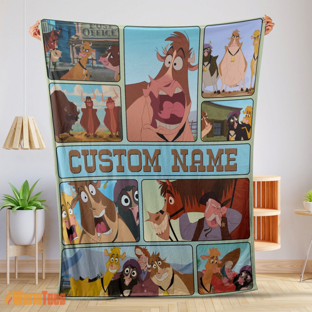 happy-disney-home-on-the-range-poster-blanket-fleece-customized-blanket-mk-01 Happy Disney Home On The Range Poster Blanket Fleece Customized Blanket