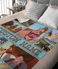 Happy Disney Home On The Range Poster Blanket Fleece Customized Blanket - Image 2