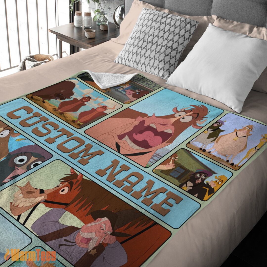 happy-disney-home-on-the-range-poster-blanket-fleece-customized-blanket-mk-03 Happy Disney Home On The Range Poster Blanket Fleece Customized Blanket - Image 2