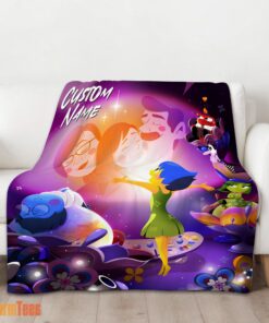Happy Disney Inside Out Family Unite Blanket Fleece Customized Blanket - Image 2