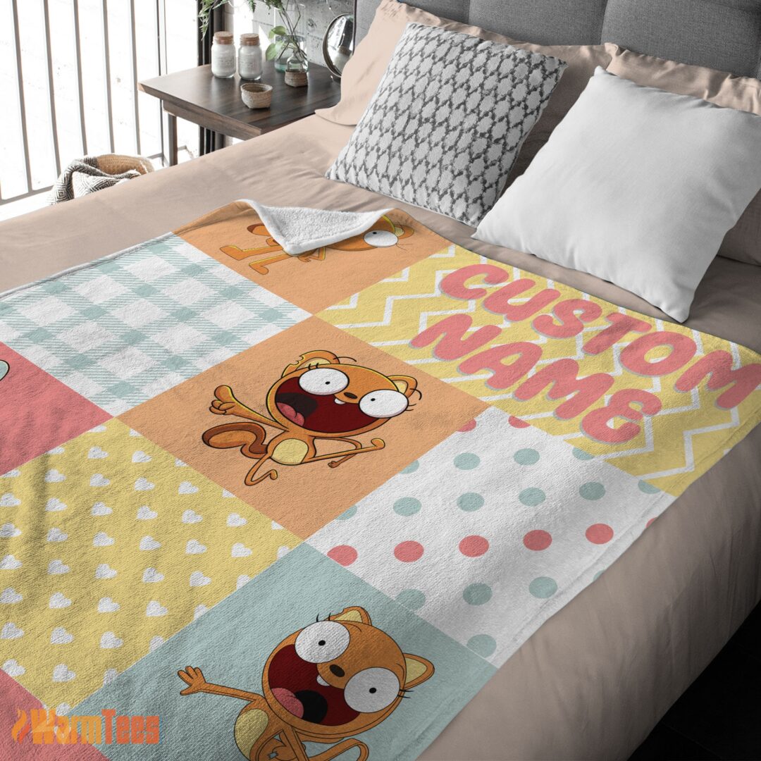 happy-disney-kiff-chatterley-barry-buns-pattern-blanket-fleece-customized-blanket-mk-03 Happy Disney Kiff Chatterley & Barry Buns Pattern Blanket Fleece Customized Blanket - Image 2