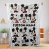 Happy Disney Mickey And Friends Mickey Mouse Moods Blanket – Customize Blanket