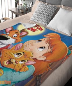 Happy Disney Oliver & Company Jenny Foxworth Oliver Dodger Blanket Fleece Customized Blanket - Image 2