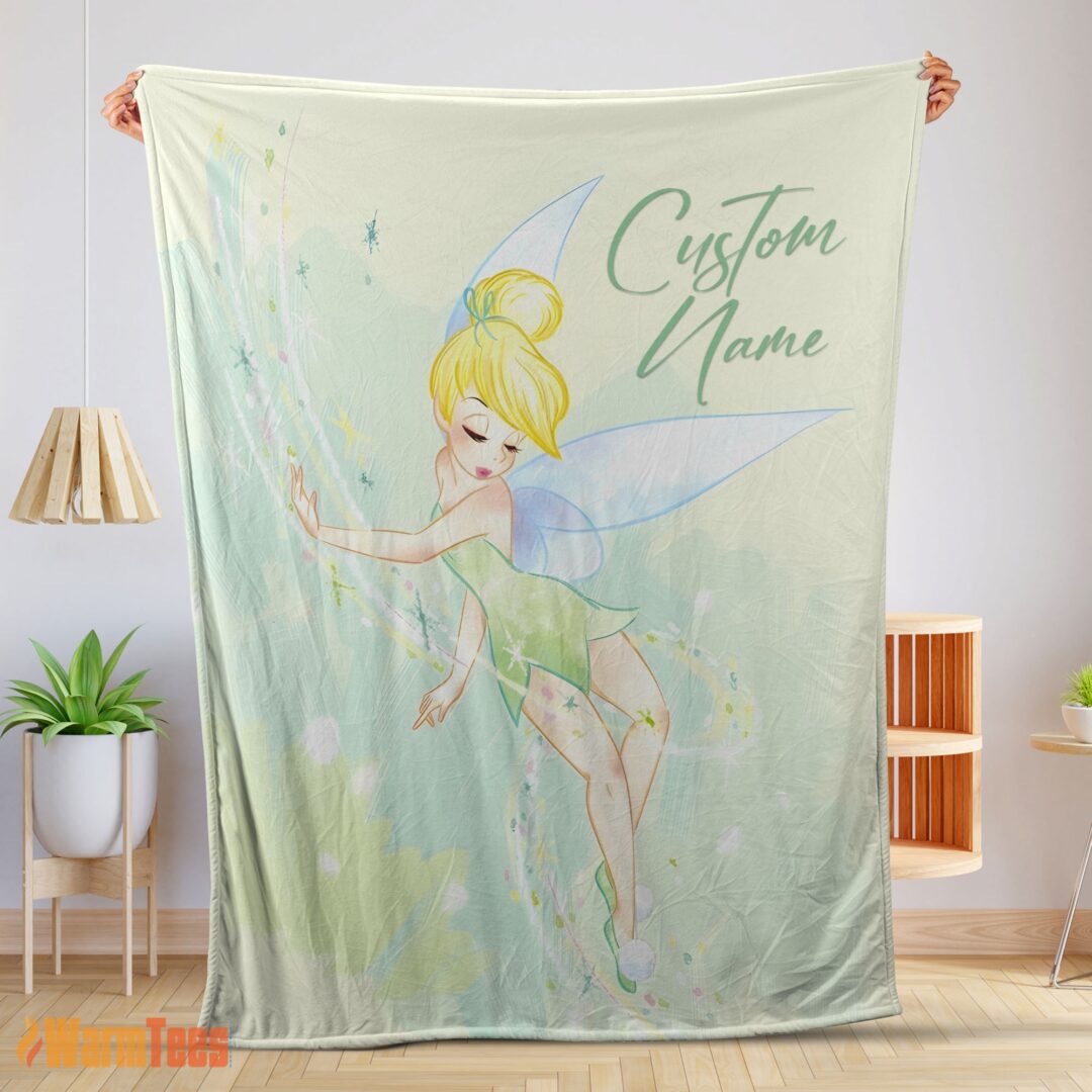 happy-disney-peter-pan-tinker-bell-blanket-fleece-customized-blanket-mk-01-1 Happy Disney Peter Pan Tinker Bell Blanket Fleece Customized Blanket